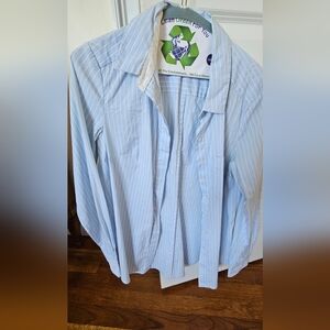 H&M Pinstripped button down Size 8